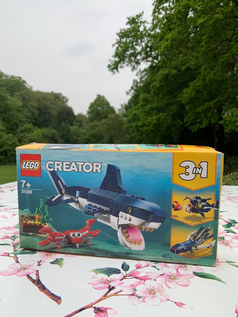 LEGO Creator 31088 Diepzeewezens 3-in-1, Gebruikt, Lego, Ophalen of Verzenden, Compleet