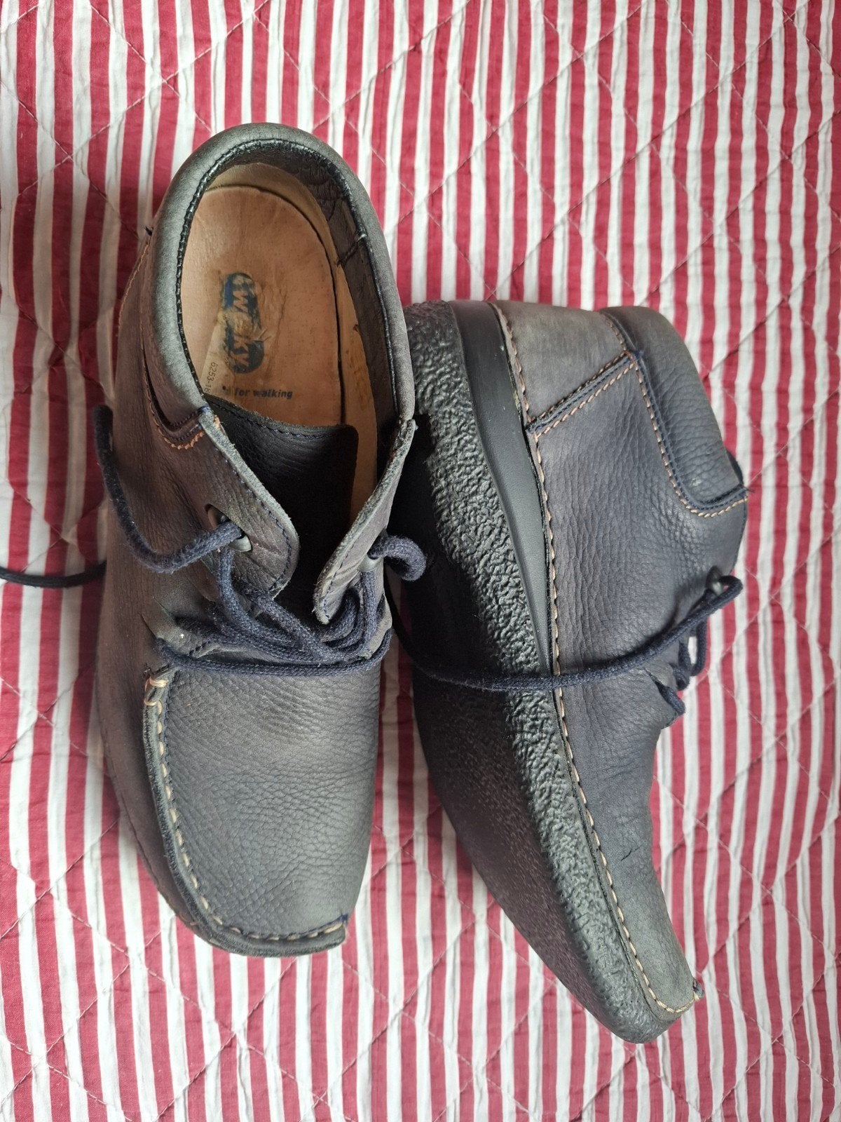 Gemeleerde grijs/blauwe Wolky veterschoenen mt. 41 t, Verzenden, Gedragen