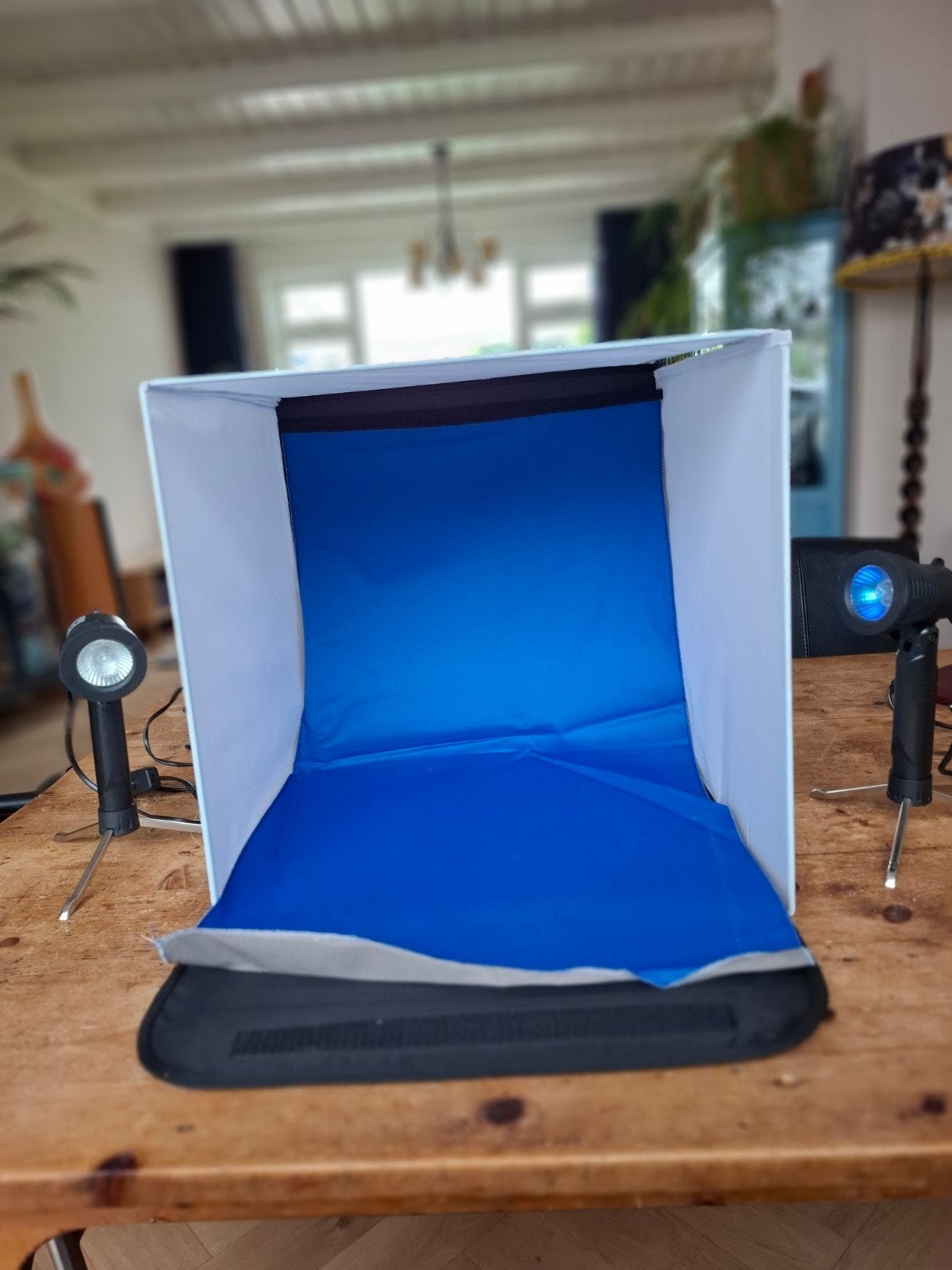 Mini Fotostudio met Verlichting en Achtergronden, Audio, Tv en Foto, Fotografie | Fotostudio en Toebehoren, Opvouwbaar, Ophalen of Verzenden