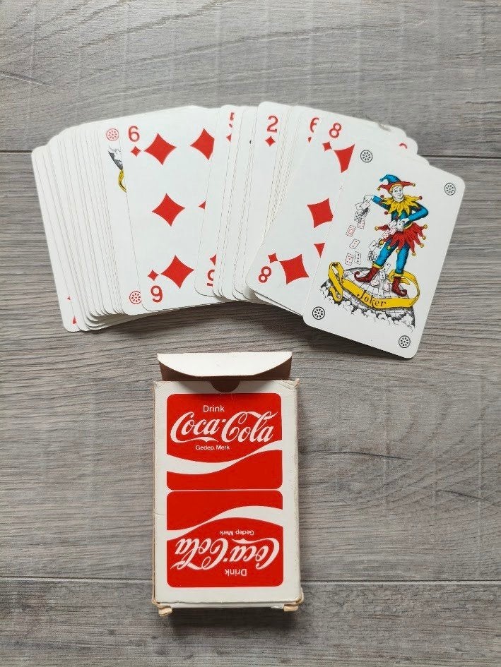 Fournier Coca Cola speelkaarten, Ophalen of Verzenden, Gebruikt, Overige typen