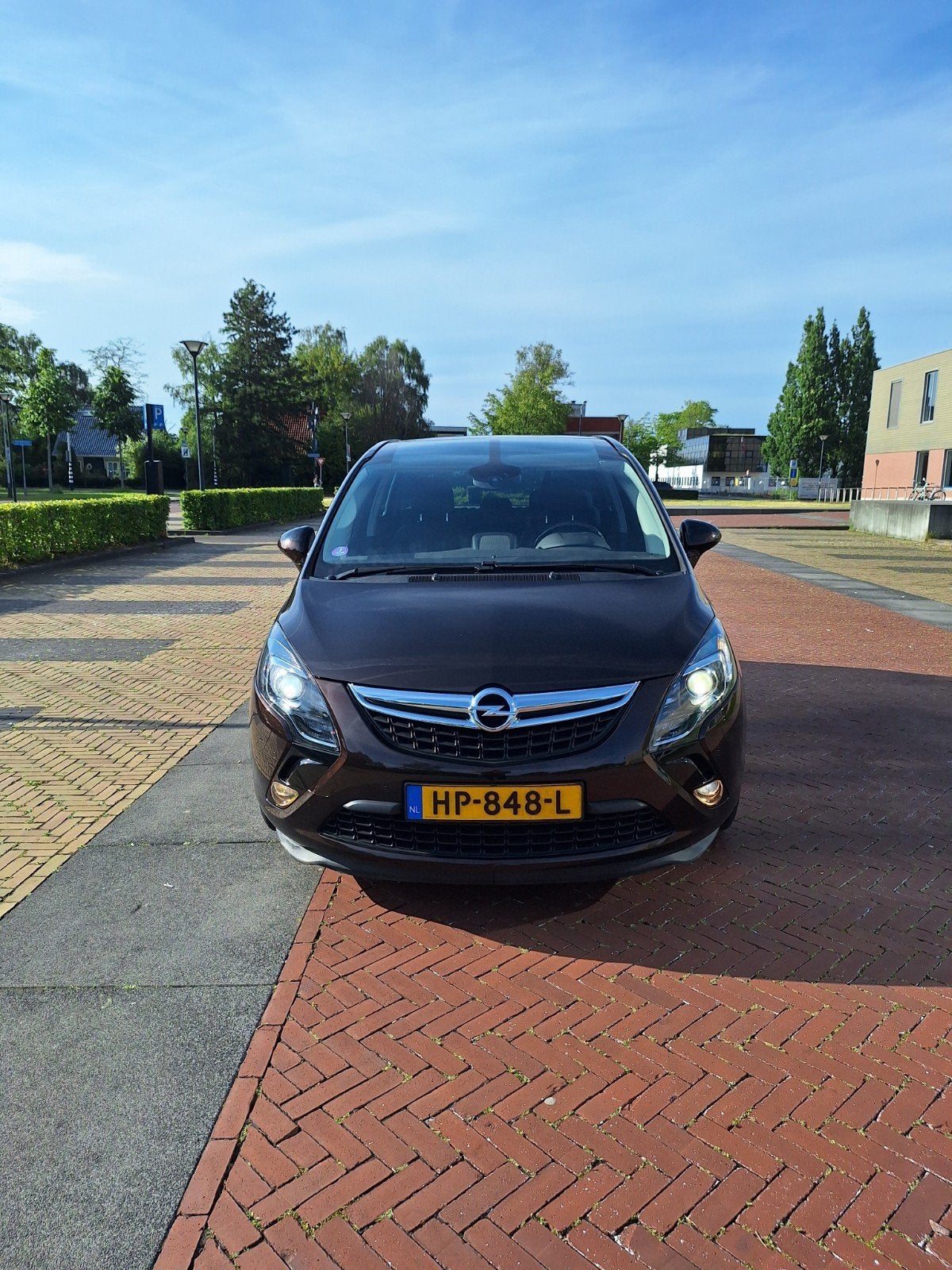Opel Zafira 1.4T 103KW 2015 Bruin, Auto's, Opel, Particulier, Zafira, ABS, Achteruitrijcamera, Benzine, B, MPV, Handgeschakeld