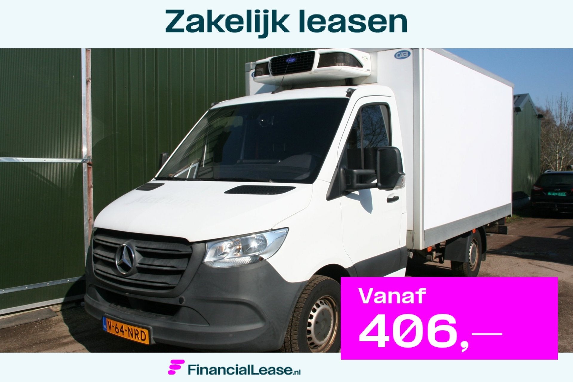 Mercedes-Benz SPRINTER 314 2.2 CDI L2 EURO VI-D CARRIER KOEL, Dealer onderhouden, Gebruikt, Wit, Mercedes-Benz
