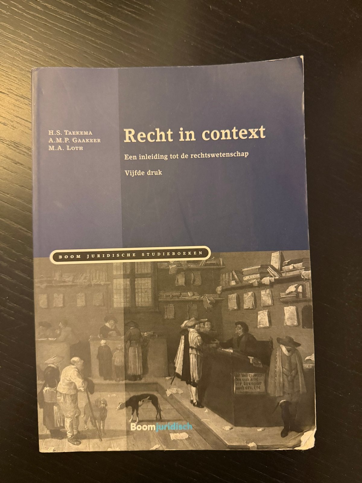 Recht in Context - Inleiding tot de rechtswetenschap, Boeken, Ophalen of Verzenden, Gamma, Zo goed als nieuw, WO