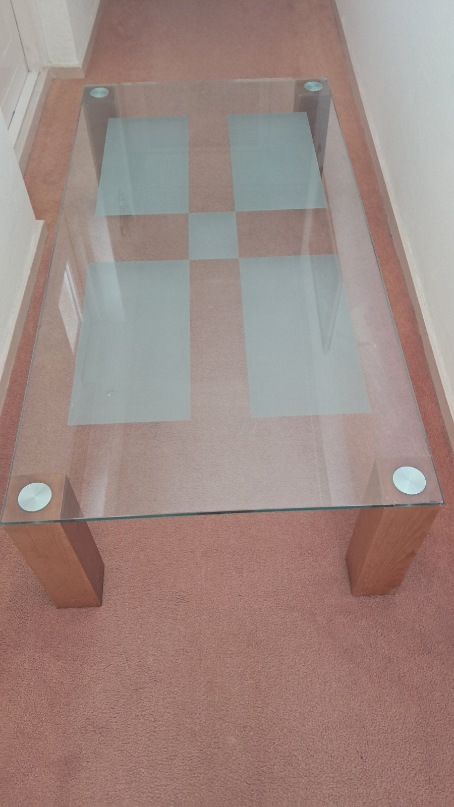Salon Tafel, 100 tot 150 cm, Zo goed als nieuw, Teakhout, Rechthoekig