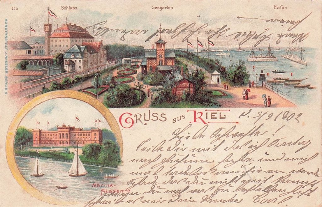 702-115-035 Kiel, Verzenden, Voor 1920, Duitsland