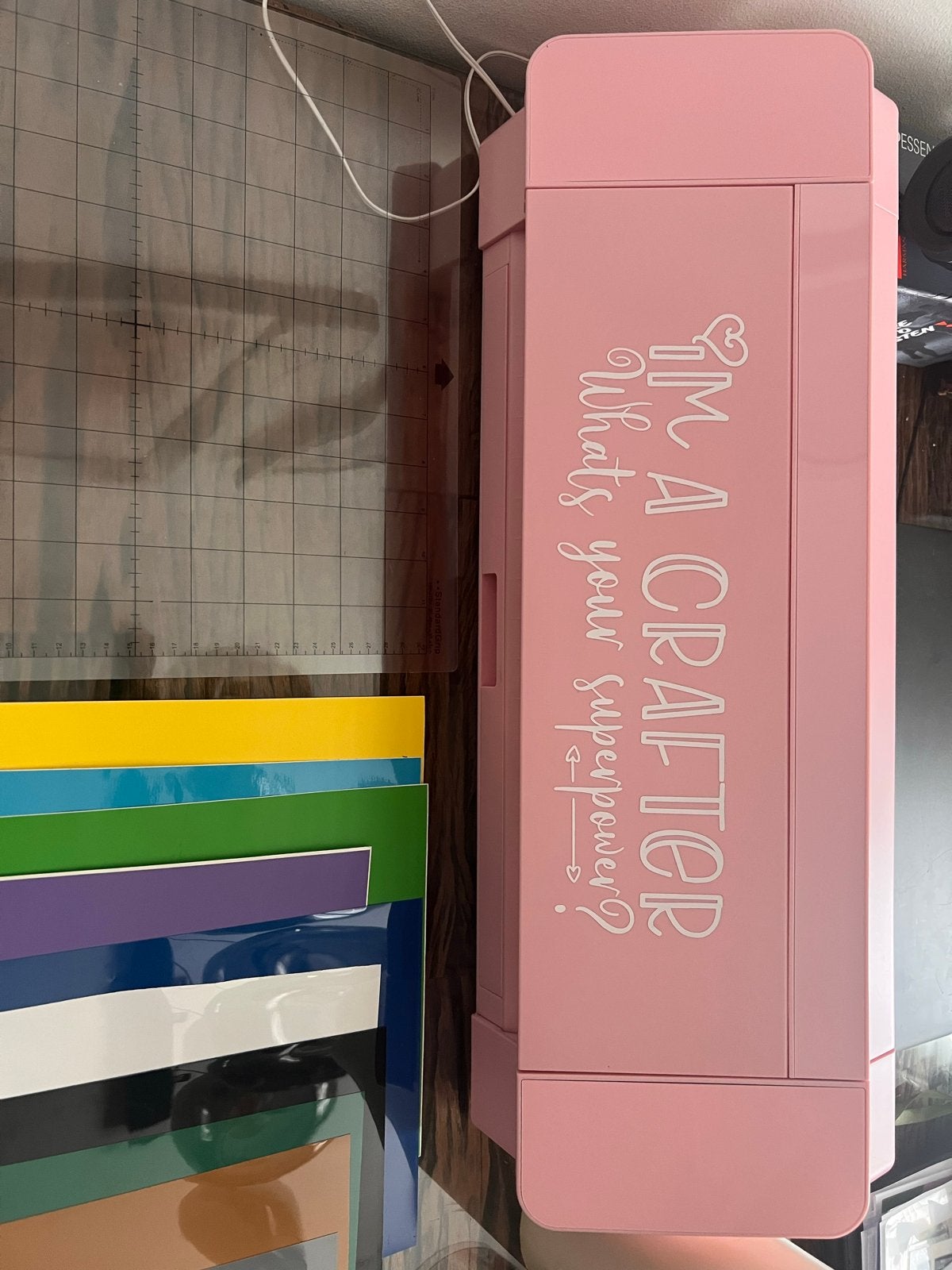 Silhouette Cameo 4 Roze met complete startset, Hobby en Vrije tijd, Roze, Ophalen of Verzenden, Zo goed als nieuw, Machine
