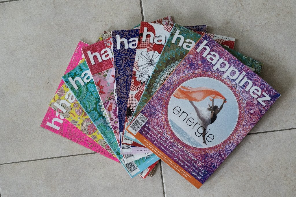 Happinez Tijdschriften 2011– Nummers 1 t/m 8, Ophalen of Verzenden, Zo goed als nieuw, Lichaam en Geest
