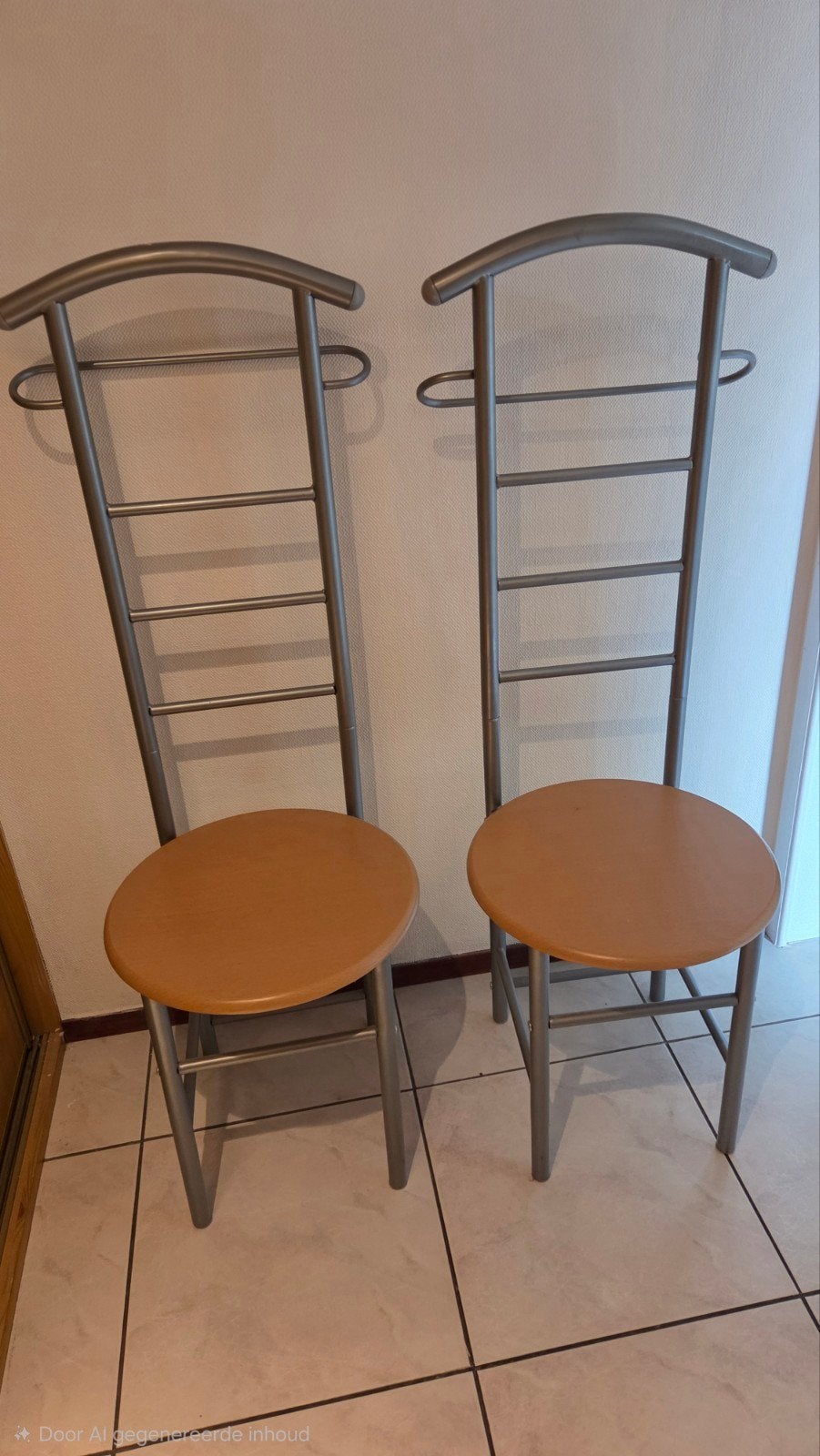kledingrek/dressboy/stoeltjes 2x, Ophalen, Overige typen, Zo goed als nieuw, Minder dan 100 cm