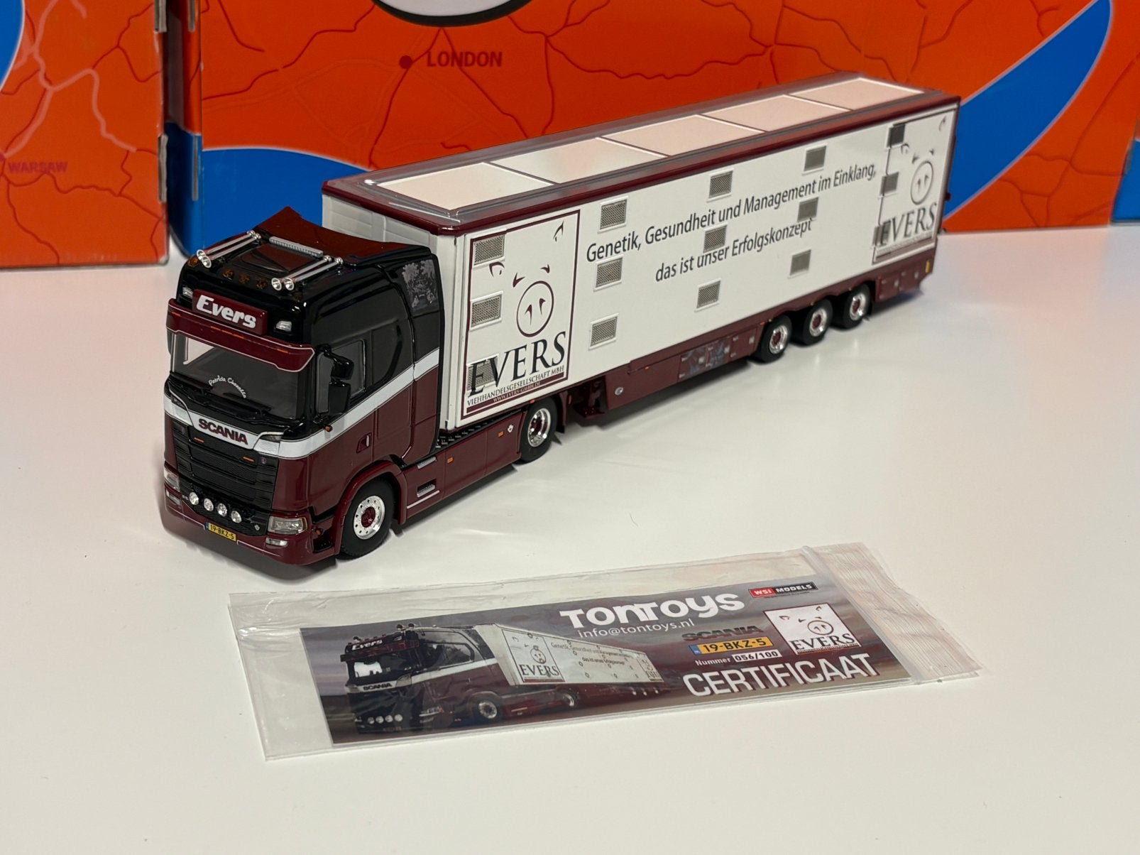 Wsi Evers, Ophalen of Verzenden, Zo goed als nieuw, Bus of Vrachtwagen, Wsi