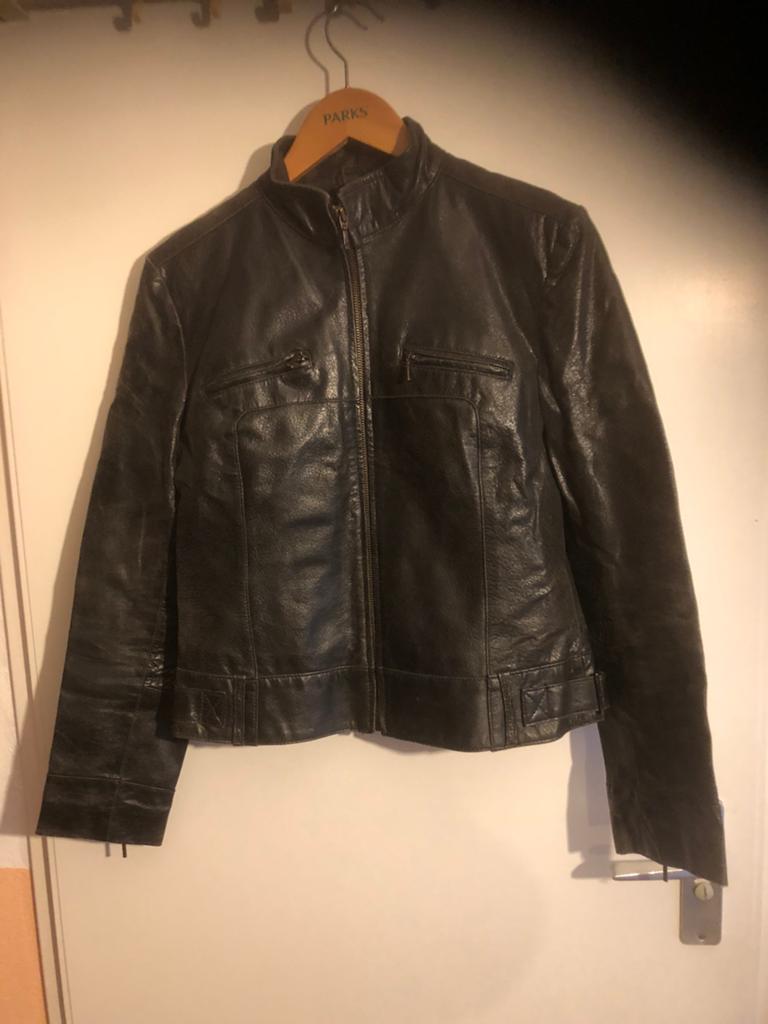 Leren jasje, Ophalen of Verzenden, Gedragen, Maat 38/40 (M), Bruin