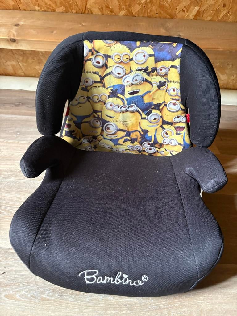 Zitverhoger auto - Bambino - Minions design, Overige merken, Autogordel, 15 t/m 36 kg, Ophalen of Verzenden