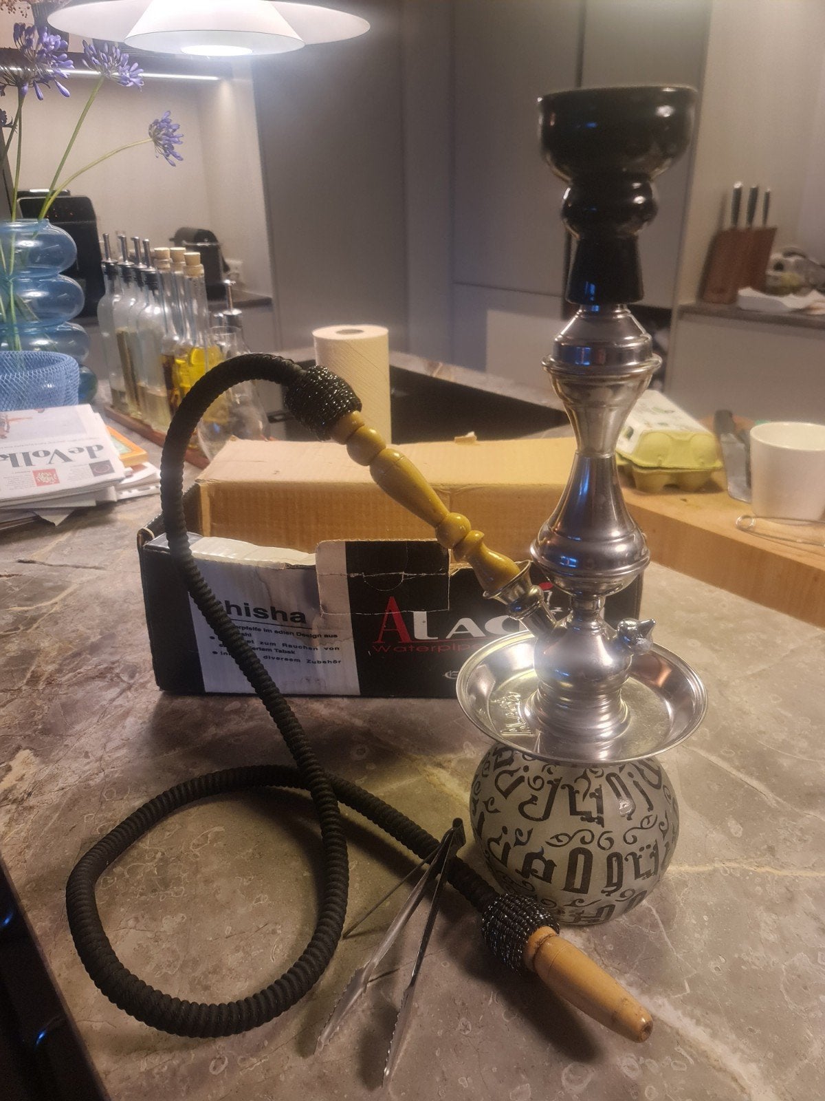 Aladin Shisha Evolution waterpijp - Zo goed als nieuw, Ophalen, Zo goed als nieuw, (Water)pijp