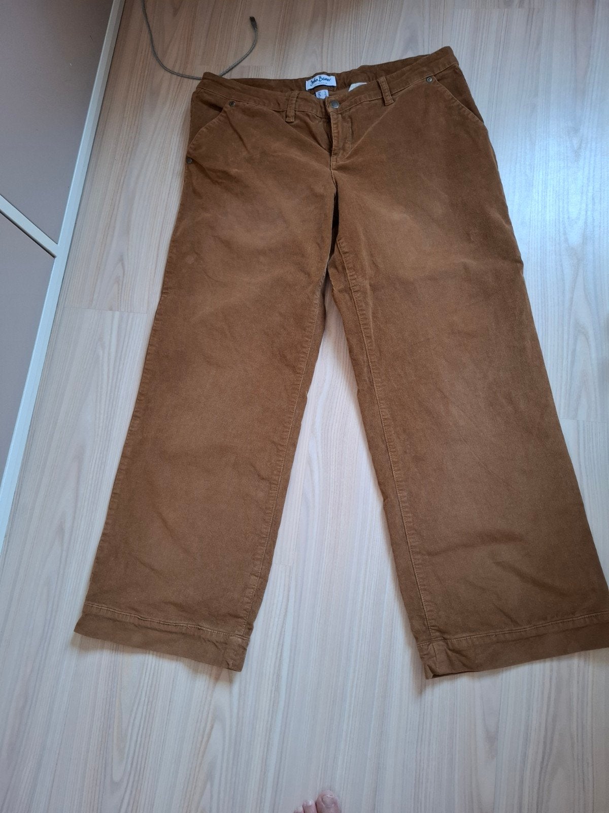 John Baner Jeanswear Corduroy Broek Maat 44, Bruin, Maat 42/44 (L), Ophalen of Verzenden, Zo goed als nieuw