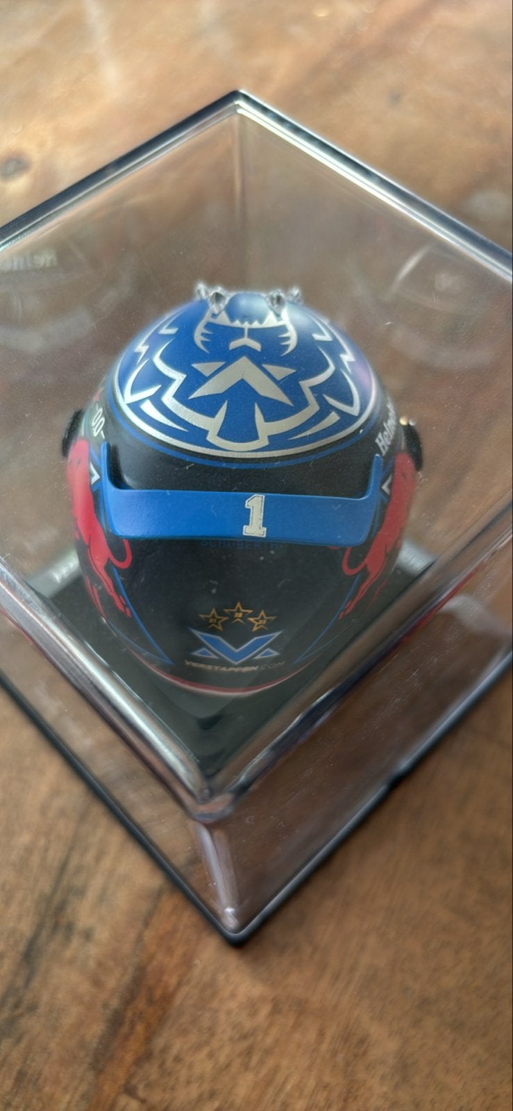 Max Verstappen USA GP 2024 helm schaalmodel, Ophalen, Nieuw, Formule 1