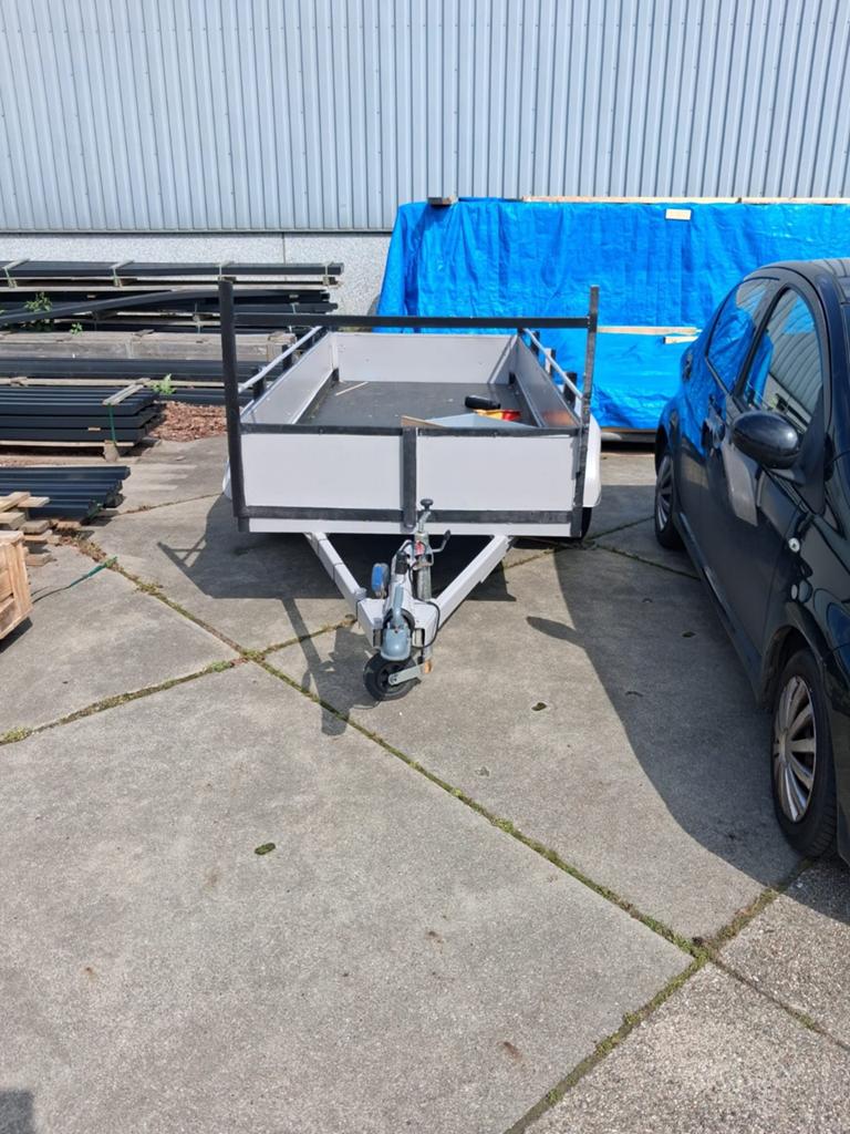 Stevige aanhangwagen, ideaal voor diverse klussen, Ophalen, Gebruikt