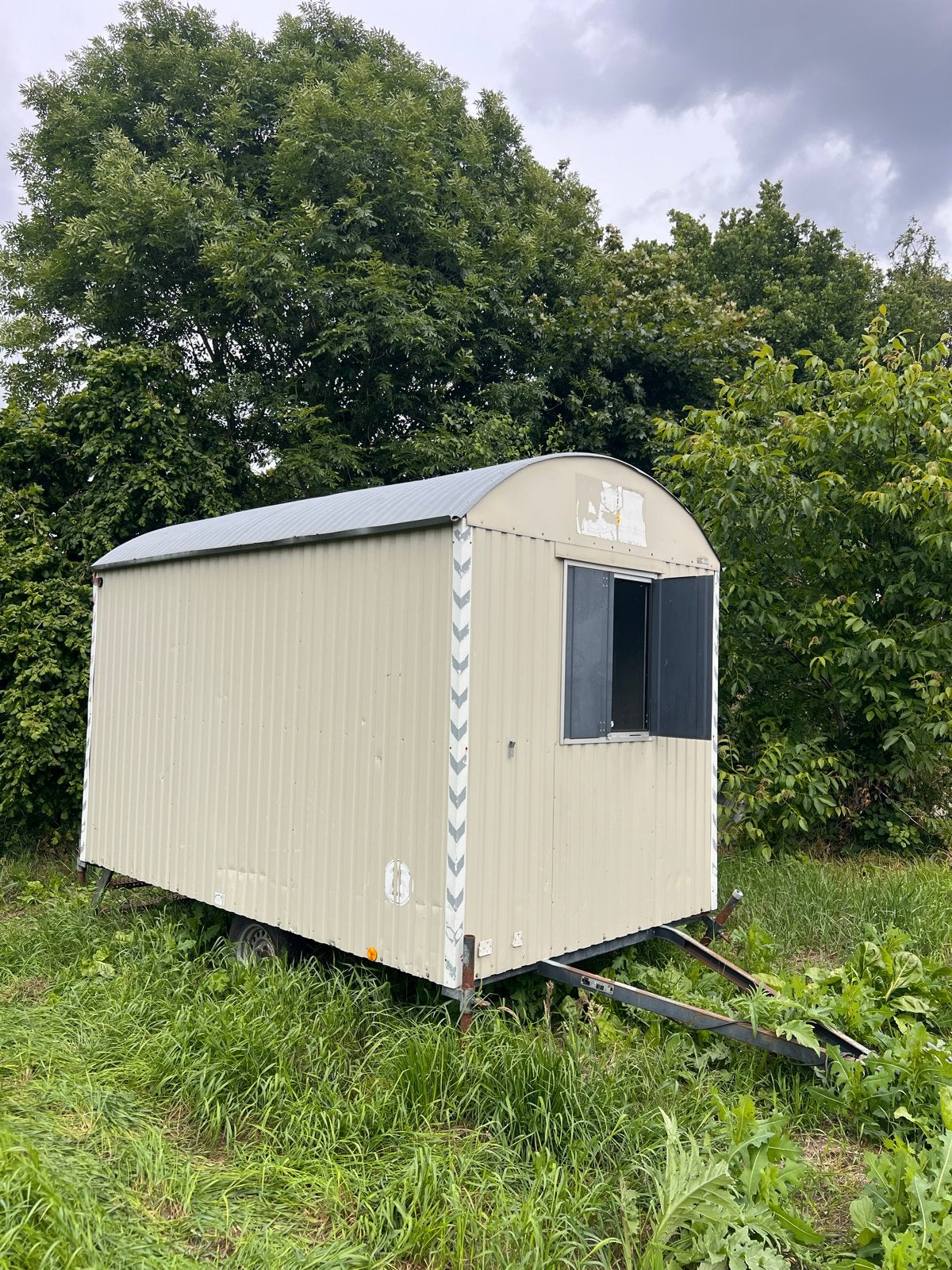 Schafkeet Bouwkeet Weiro Sinus B2 uit 2004 - Waterdicht, Zakelijke goederen, Machines en Bouw | Keten en Containers, Ophalen
