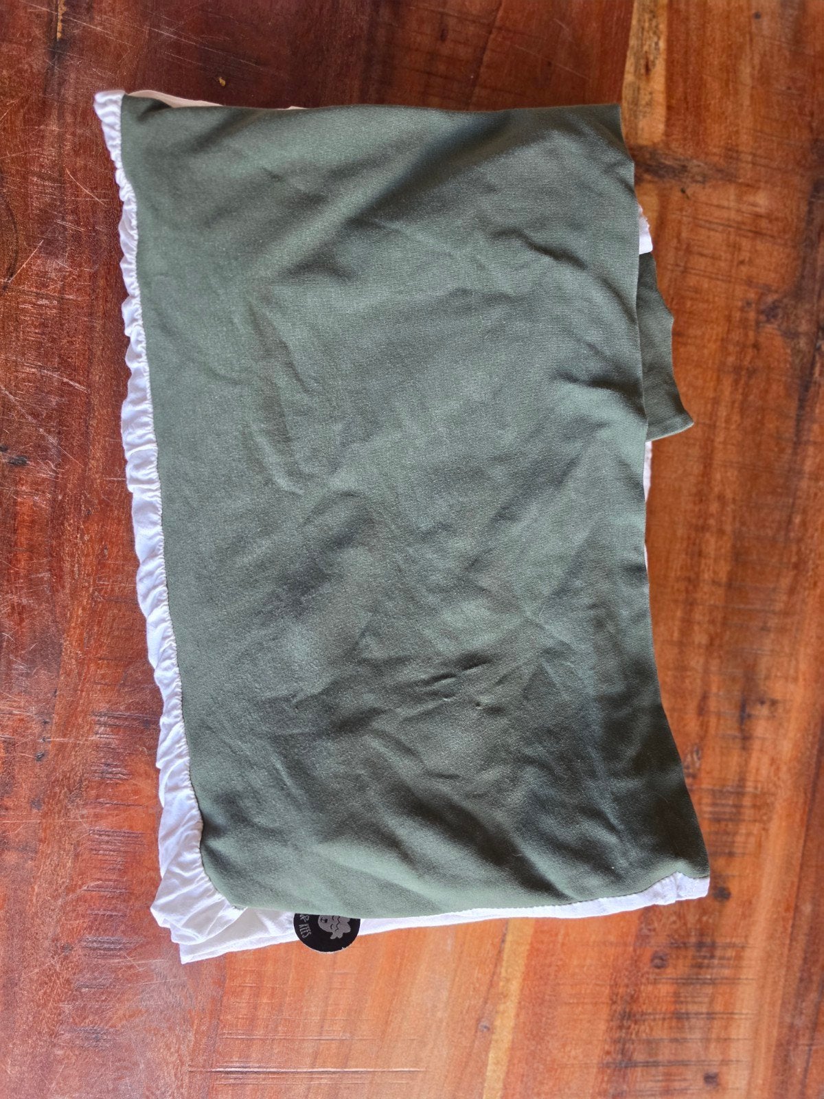 Nunki Fedde en Kees laken 60x120cm donker groen, Kinderen en Baby's, Lakentje, Groen, Fedde & Kees, Ophalen of Verzenden
