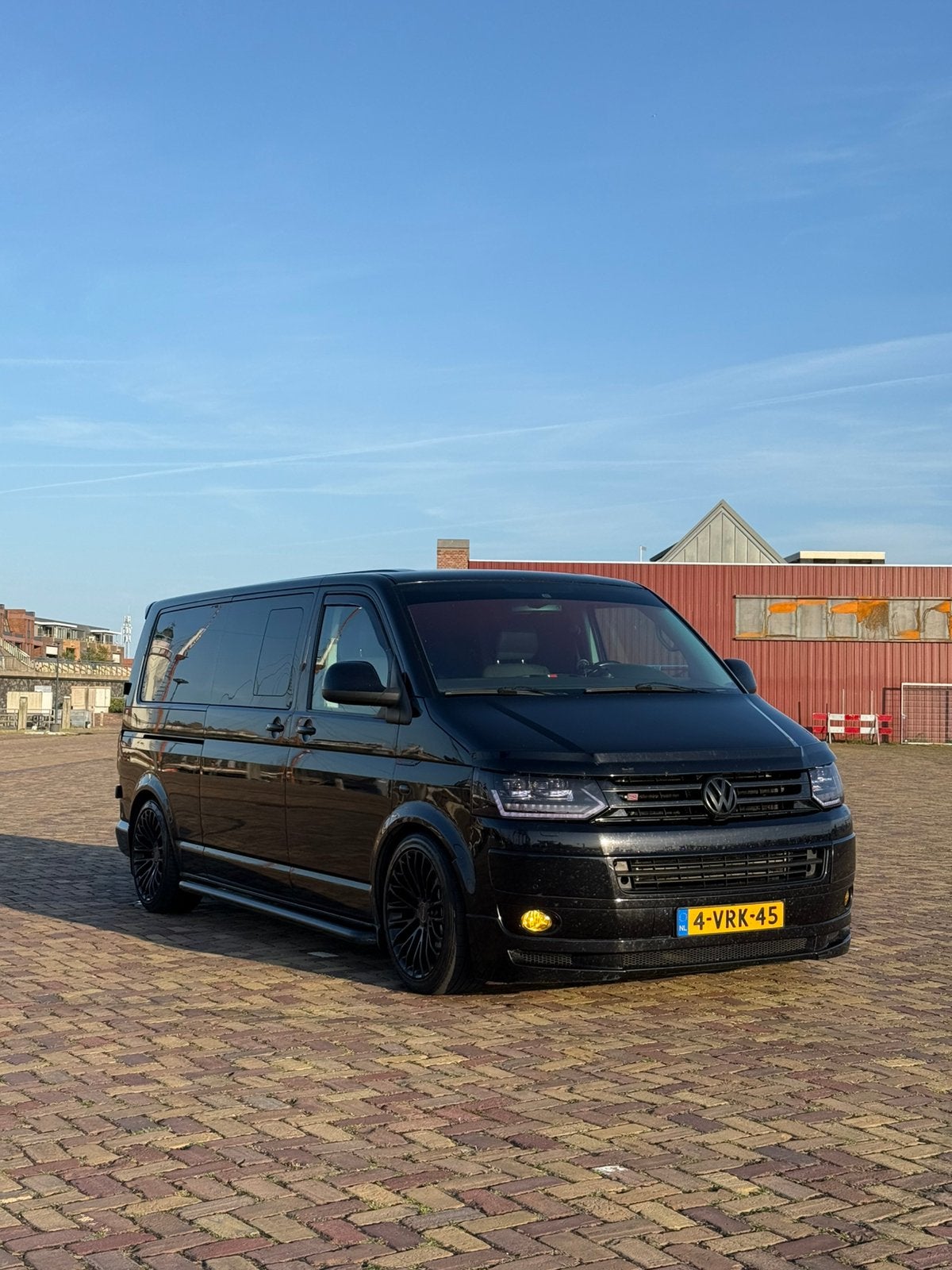 Volkswagen Transporter 2.0 TDI 132KW DC AUT 2011, Auto's, Zwart, 4 cilinders, Zwart, Automatische klimaatregeling
