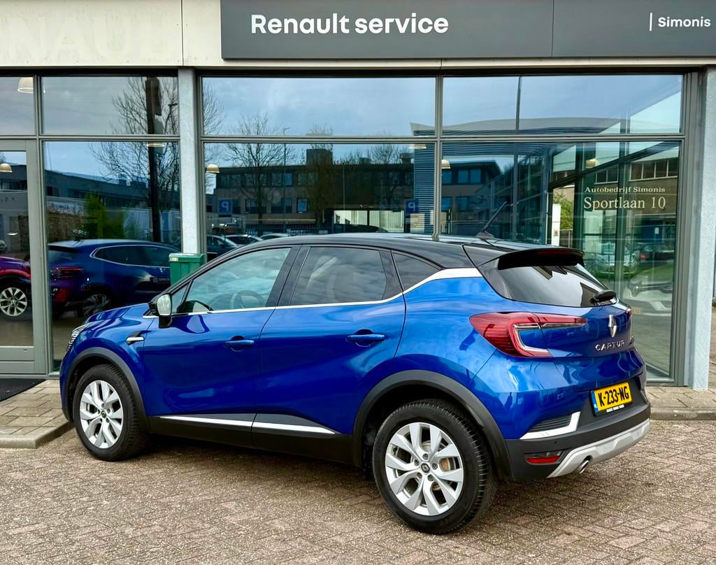 Renault Captur 1.0 TCe 90 Intens | Apple CarPlay | Navi | Au, Voorwielaandrijving, Gebruikt, Blauw, Leder en Stof