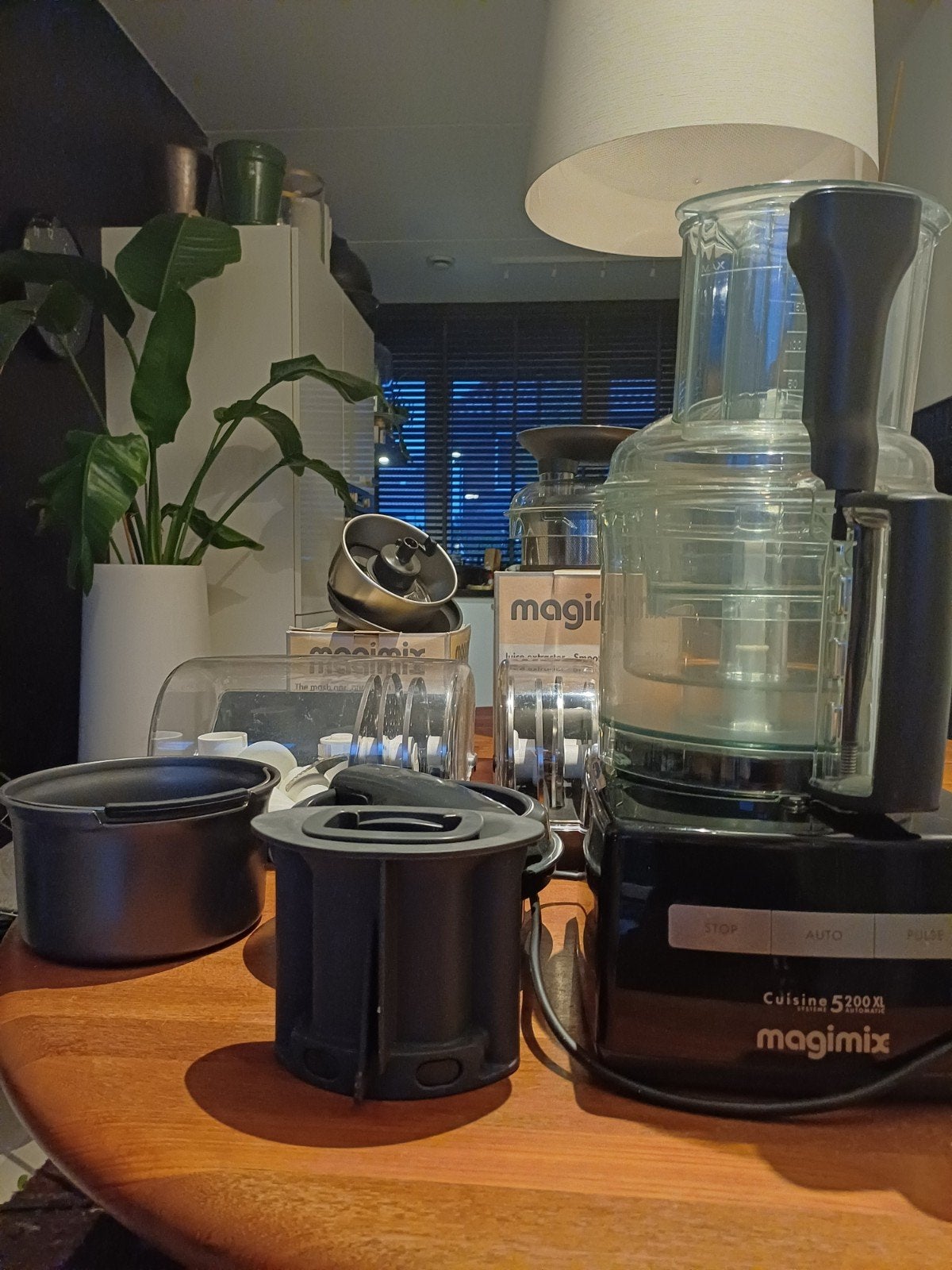 Magimix Cuisine 5200 XL met diverse accessoires, Witgoed en Apparatuur, Ophalen of Verzenden, Zo goed als nieuw, Vaatwasserbestendig