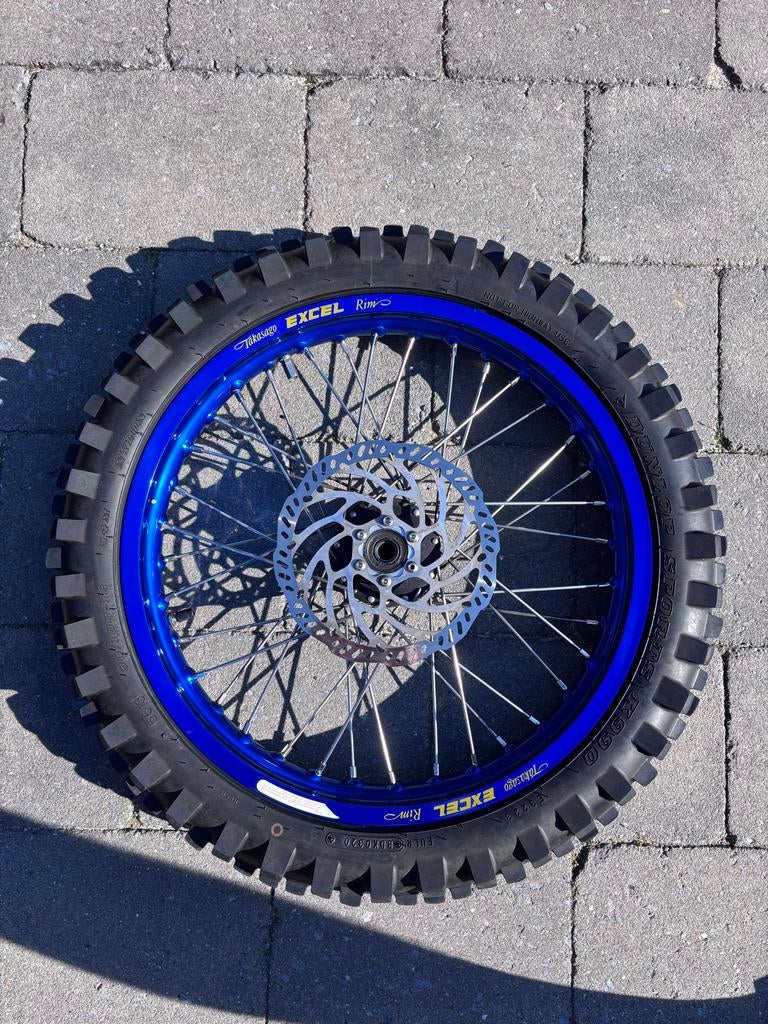 Excel Motocross Wielen Set - Blauw (Voor & Achter), Motoren, Ophalen, Nieuw