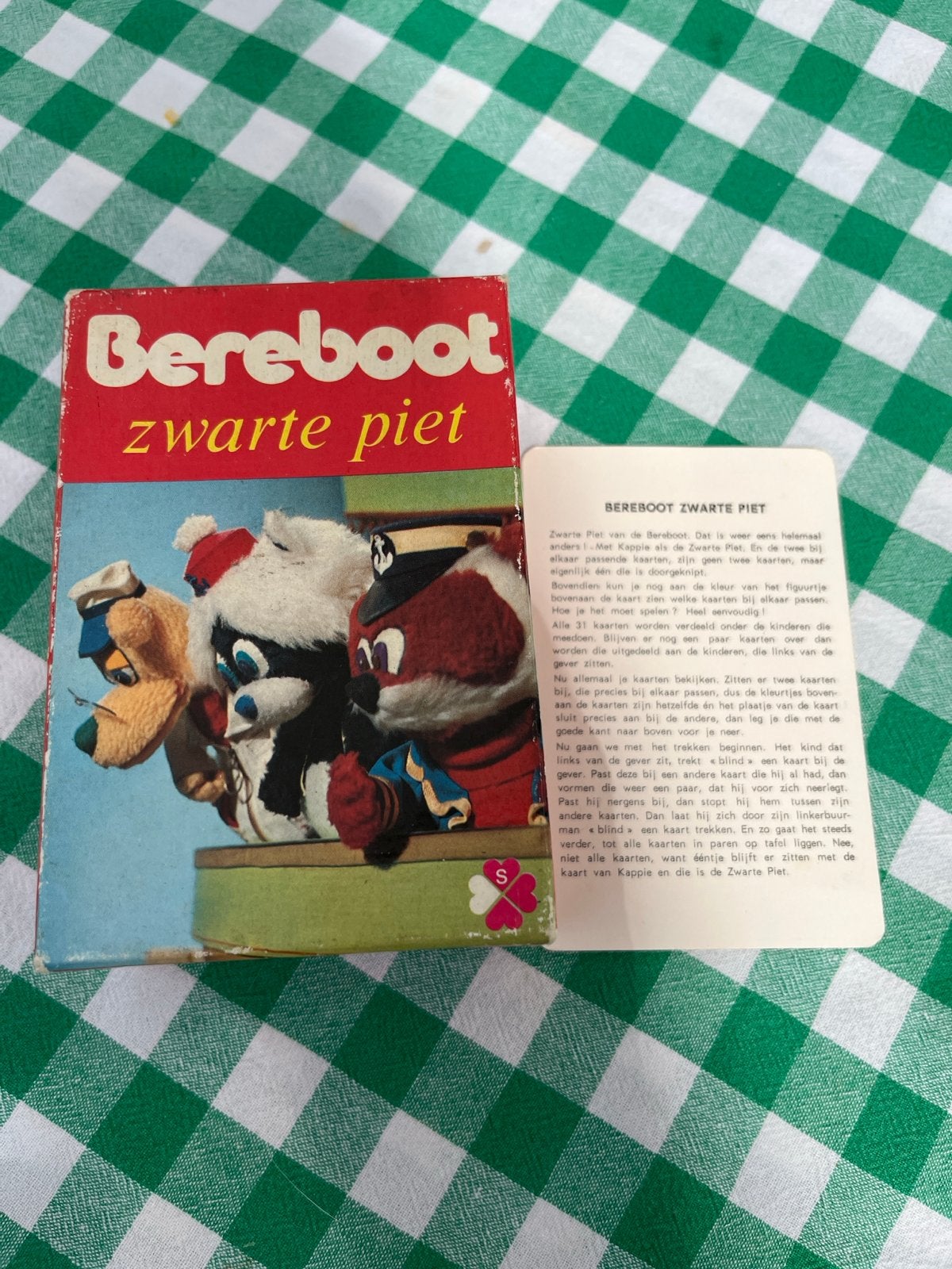 Zwarte Piet spel Bereboot - Selecta 1976 - Compleet & Goede, Hobby en Vrije tijd, Gezelschapsspellen | Kaartspellen, Ophalen of Verzenden