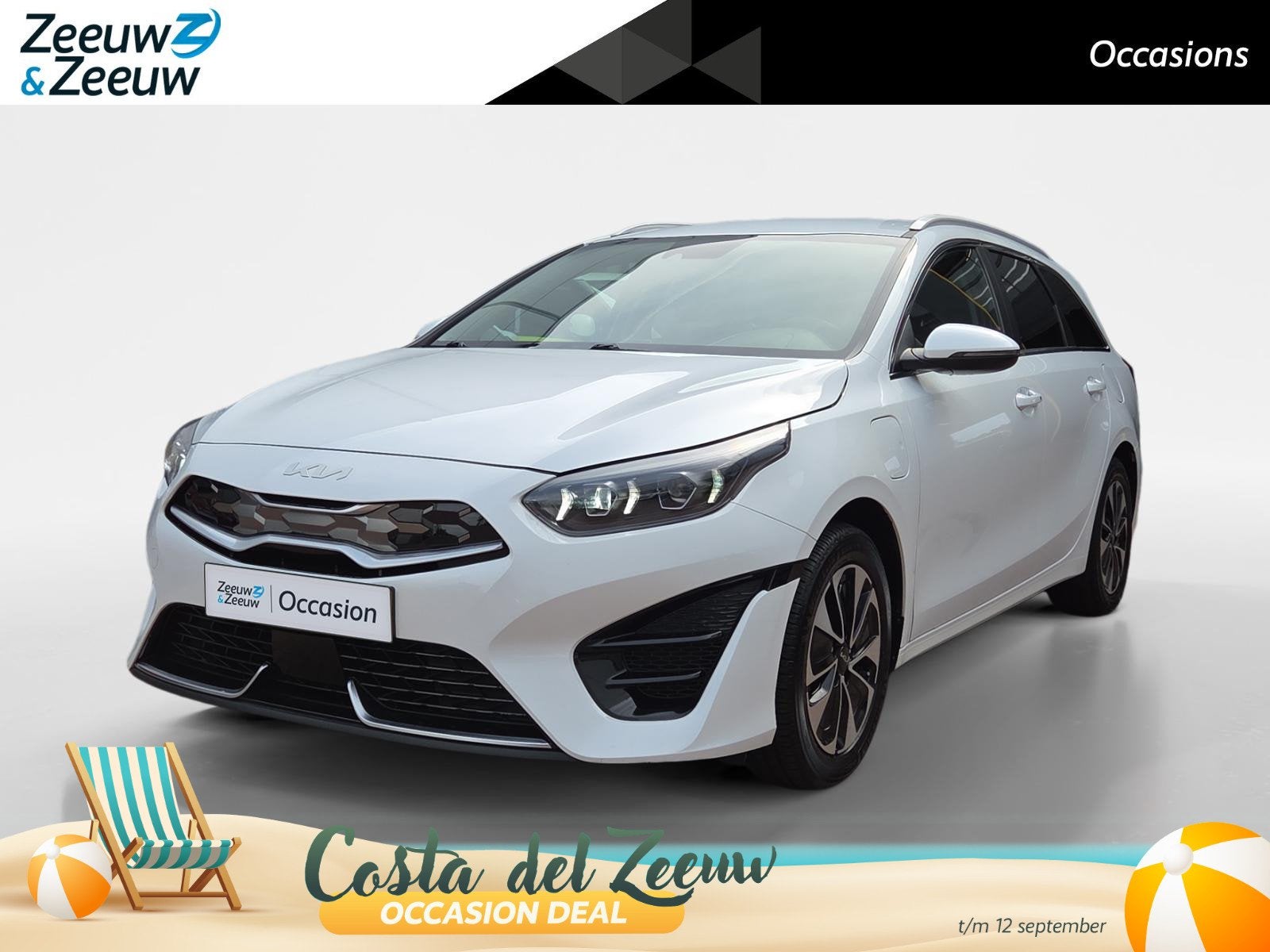 Kia Ceed Sportswagon 1.6i PHEV DynamicPlusLine Navi | Camera, Auto's, 12 maanden, Gebruikt, Wit, Plug-in hybride