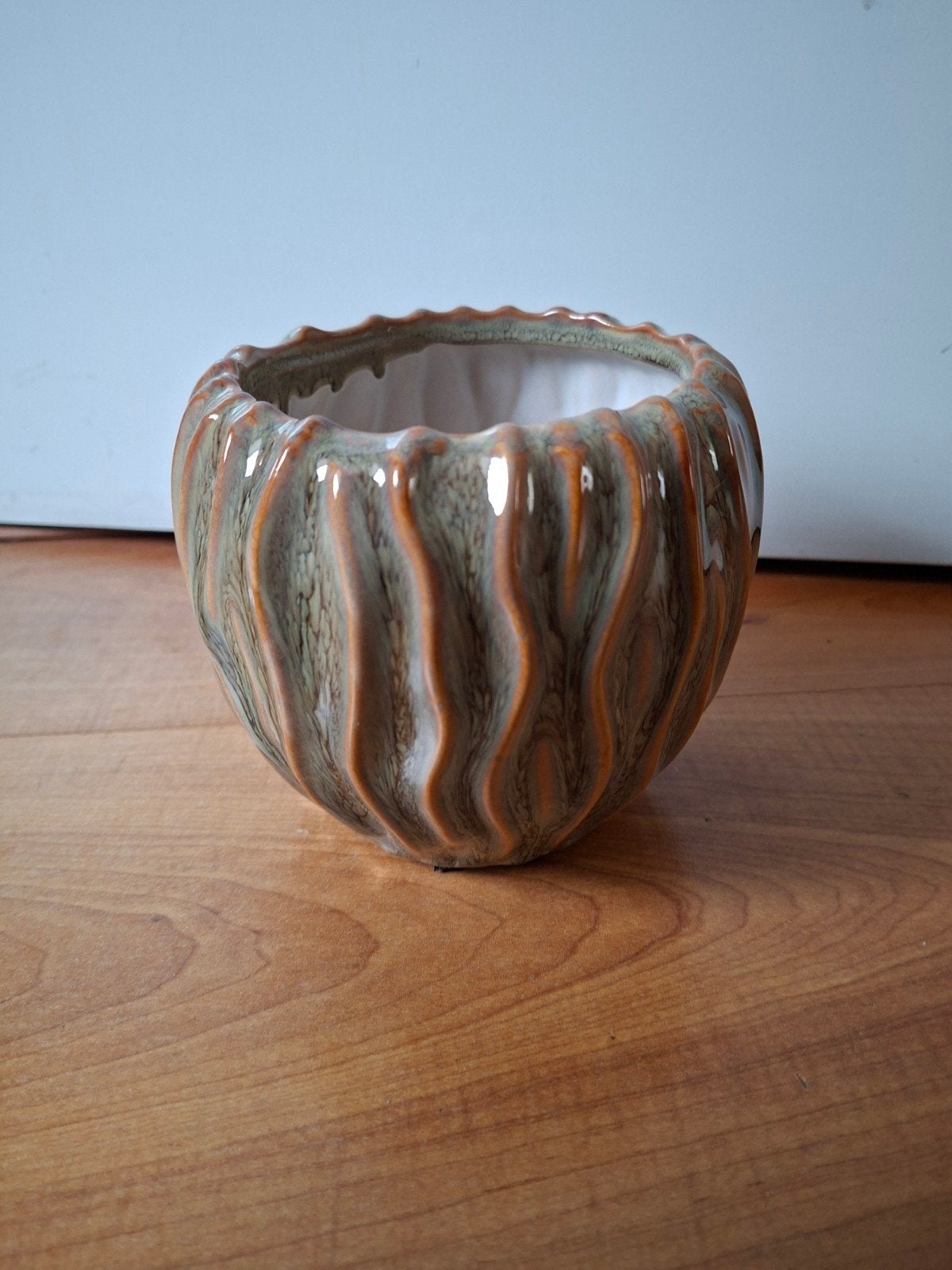 Daan Kromhout vaasje - 12cm hoog, 14cm omtrek, Ophalen of Verzenden, Zo goed als nieuw, Steen/keramiek, Meerkleurig