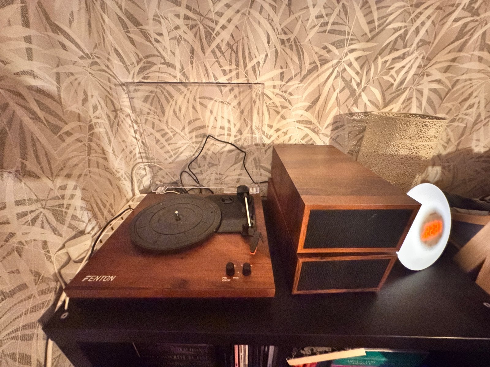 Fenton platenspeler RP165, Automatisch, Zo goed als nieuw, Platenspeler, Ophalen
