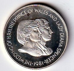 50  pence  1981  Falkland Eil. km. 16a   proof/unc, Ophalen of Verzenden, Noord-Amerika, Losse munt, Zilver
