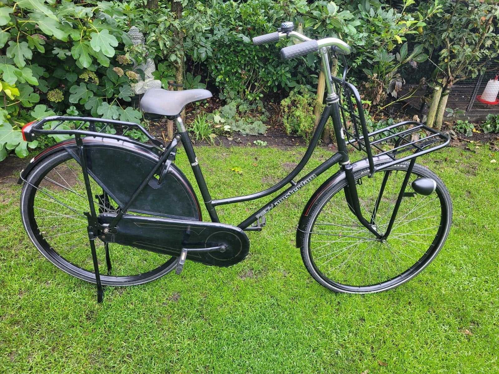 Transportfiets 28 inch met Voordrager en Achterdrager

Frame, Ophalen, Terugtraprem, 53 tot 56 cm, Zo goed als nieuw