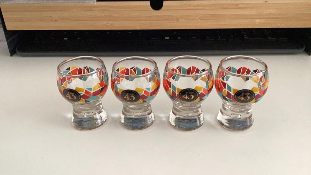 Licor 43 Cuarenta Y Tres Borrelglaasjes, Verzamelen, Ophalen of Verzenden, Zo goed als nieuw, Gebruiksvoorwerp