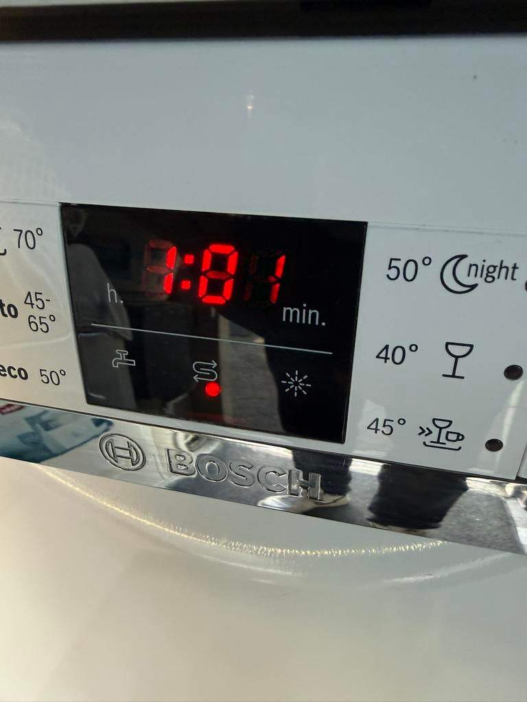BOSCH VAATWASSER VRIJSTAAND SERIE 6 IZGS, Minder dan 10 liter, Energieklasse A of zuiniger, Ophalen of Verzenden, Zo goed als nieuw