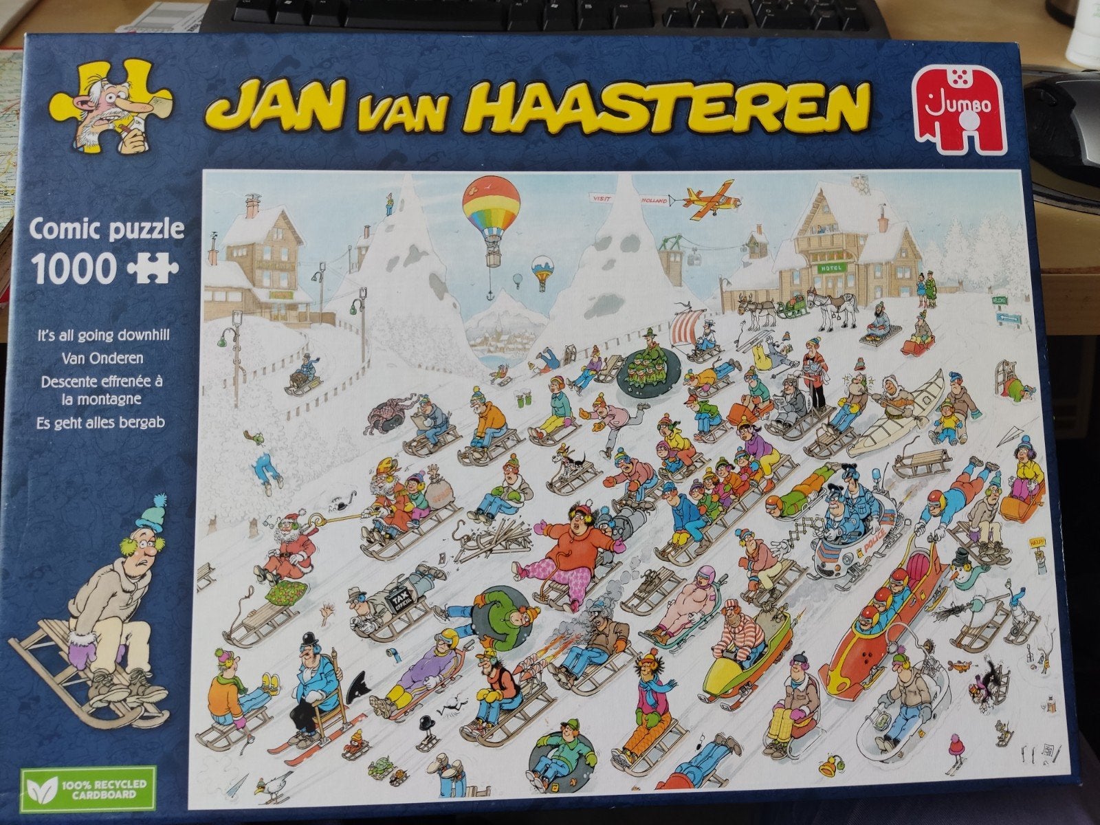 Jan van Haasteren, Ophalen, 500 t/m 1500 stukjes, Zo goed als nieuw