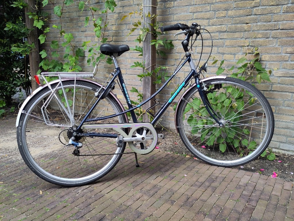 dames fiets, Fietsen en Brommers, Fietsen | Dames | Damesfietsen, Ophalen, Gebruikt, Velgrem, Versnellingen