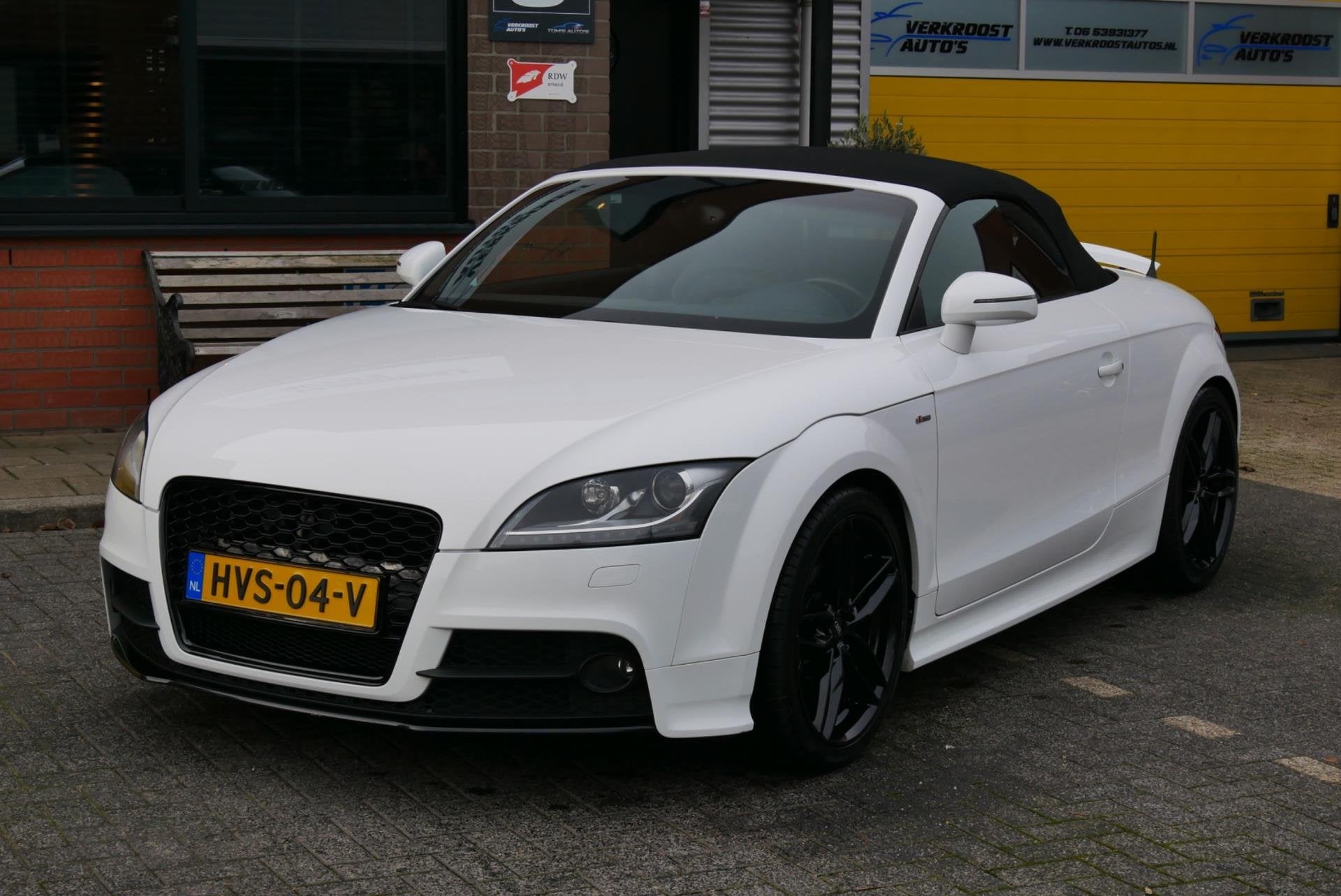 Audi TT Roadster 2.0 TFSI quattro s-line. stoelverwarming. n, Auto's, Audi, Automaat, Euro 5, Gebruikt, Zwart