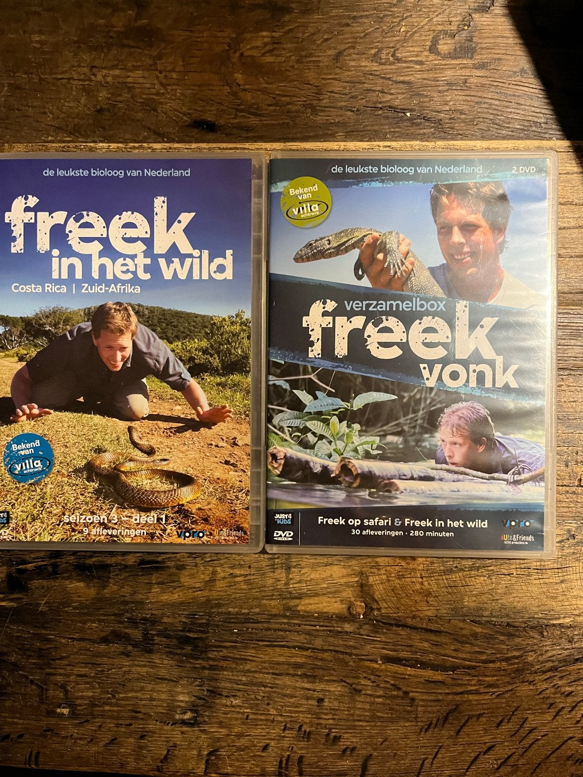 Freek in het Wild & Freek Vonk Verzamelbox DVD's, Cd's en Dvd's, Dvd's | Kinderen en Jeugd, Gebruikt, Documentaire, Verzamelbox