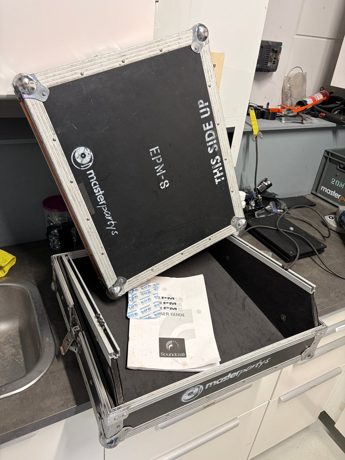 19” flightcase voor mixer en dergelijke, Ophalen, Gebruikt, Overige instrumenten, Flightcase