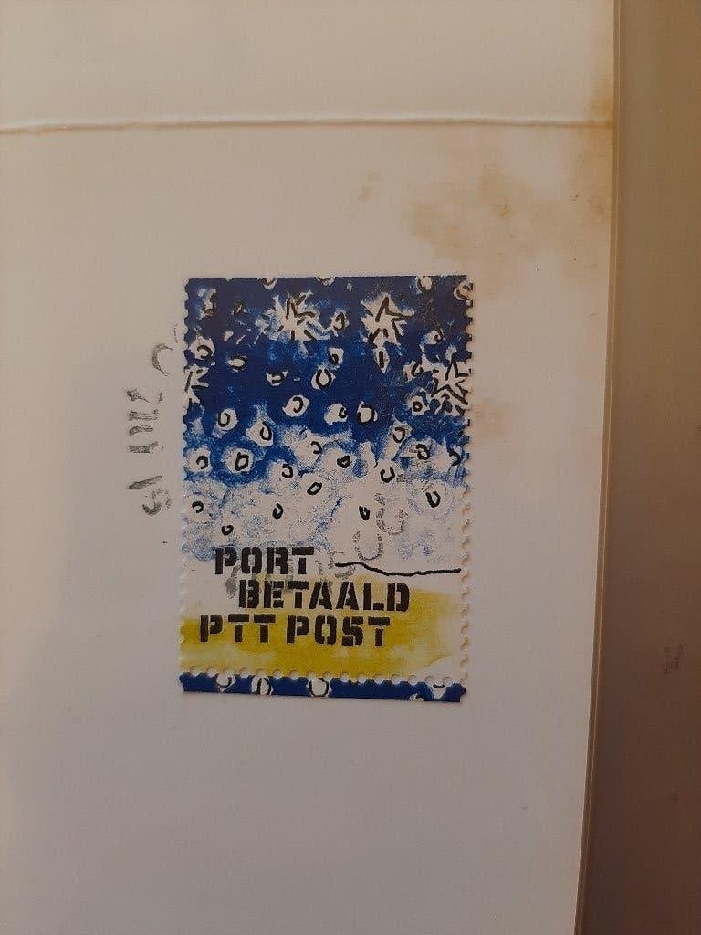 Port betaald PTT post de beste wensen, Verzenden, Envelop