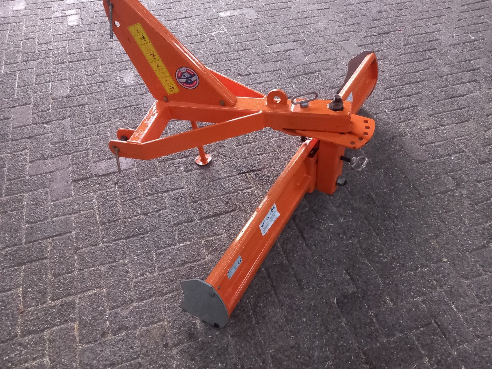 Grondschaaf schuif graderblad kilverbak mini trekker tractor, Ophalen