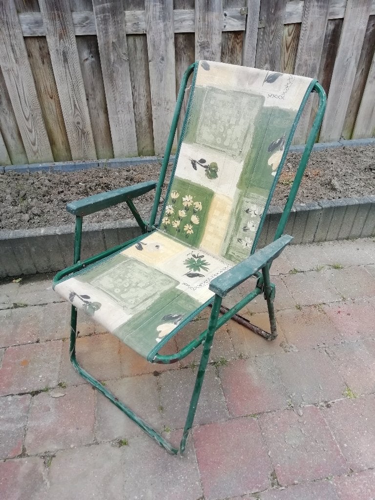 Campingstoeltje of visstoeltje., Ophalen, Gebruikt, Campingstoel