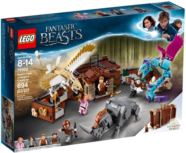 Lego Harry Potter set 75952 Newt's Case of Magical Creatures, Lego, Ophalen of Verzenden, Complete set, Compleet