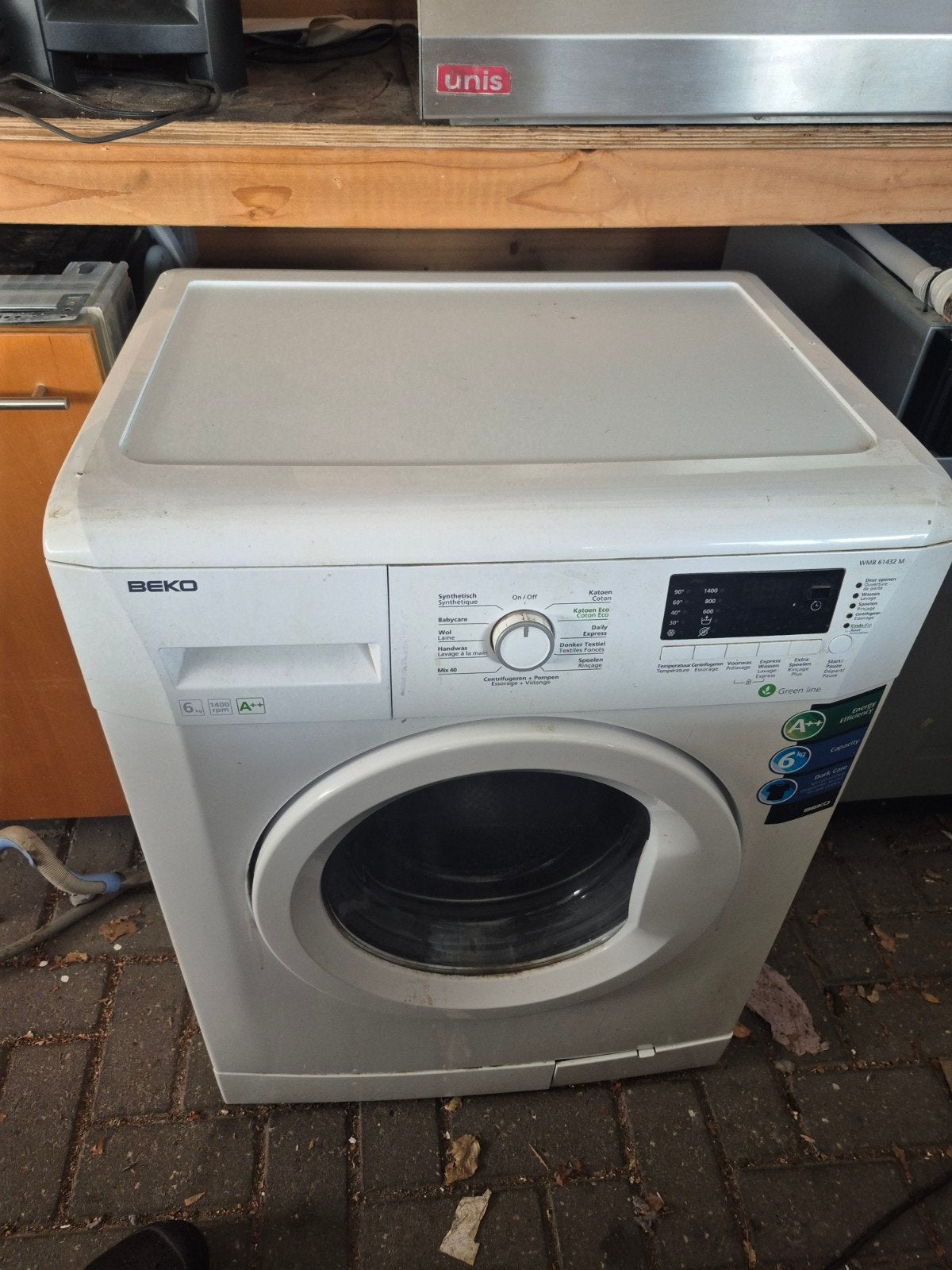 leuke beko wasmachine 1400 toeren A++ 6 kg, Ophalen, Gebruikt, Wit