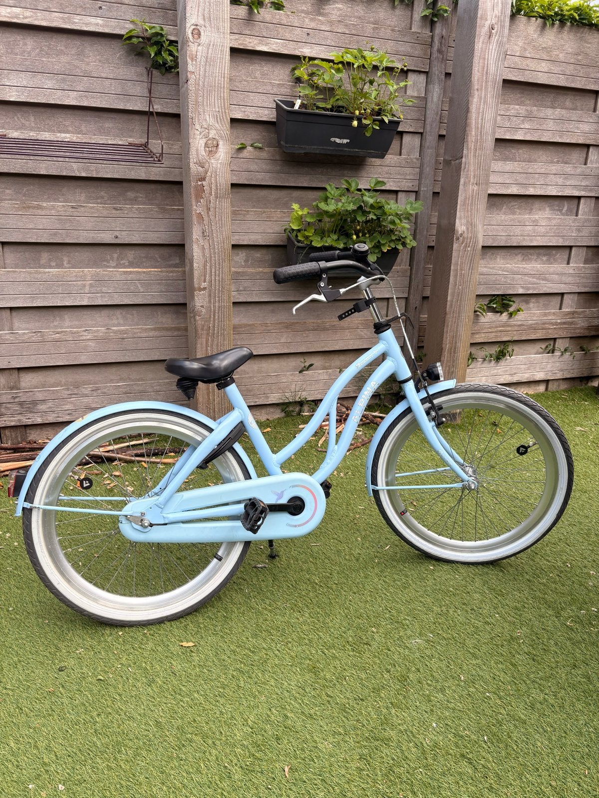 Alpina Ocean 22 inch meisjesfiets - Lichtblauw, Fietsen en Brommers, Fietsen | Meisjes, Ophalen, Gebruikt, 22 inch