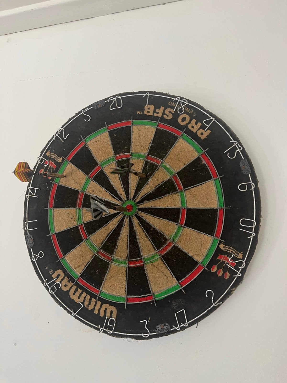 Winmau Pro SFB Dartbord - Gebruikt, Ophalen of Verzenden, Gebruikt, Dartbord