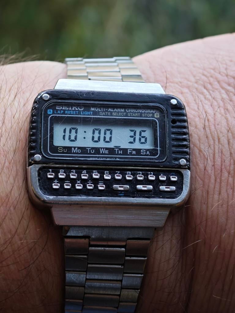 Seiko horloge calculator vintage, Verzamelen, Ophalen of Verzenden, Huis en Inrichting