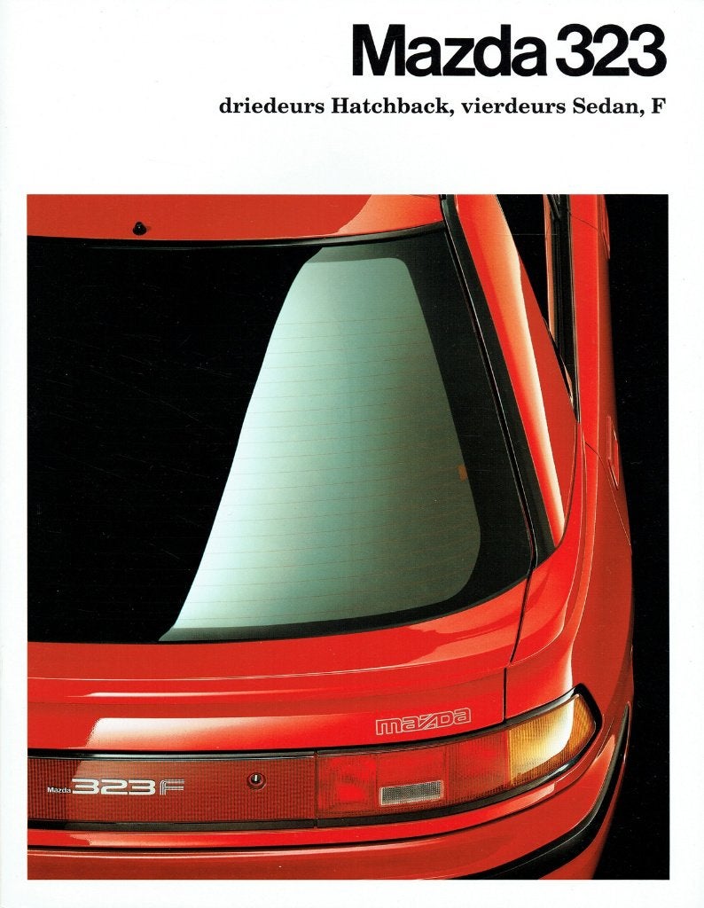Folder Mazda 323 (1991), Boeken, Auto's | Folders en Tijdschriften, Verzenden, Gelezen, Mazda