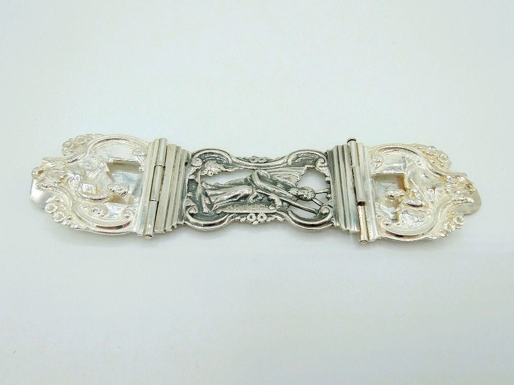 Zilveren bijbelslot, K. van de Graaf, Rotterdam (1852-1859), Verzenden, Zilver