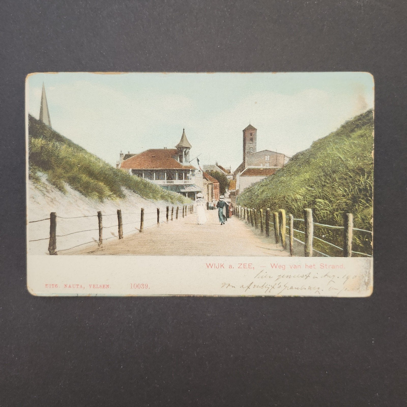 Oude Ansichtkaart Wijk aan Zee - Weg van het Strand, Verzenden, Voor 1920, Gelopen, Noord-Holland