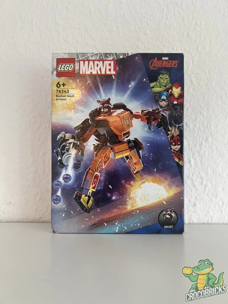 LEGO Super Heroes 76243 Rocket Mech Armor, Compleet, Overige thema's, Verzenden, Lego